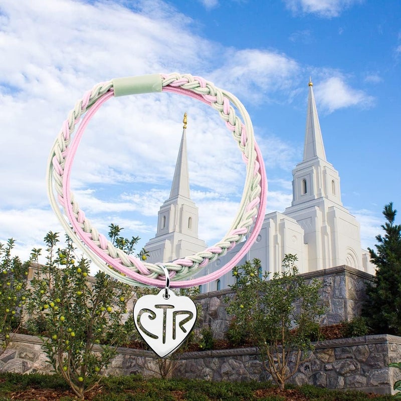Junswanry LDS Christian CTR Hair Band Bracelet LDS Baptism Gifts Choose The Right Gifts - Image 5